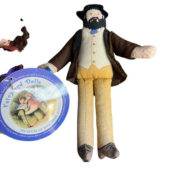 2 Museum Of Fine Art Boston/Philadelphia Plush Dolls Elf King & Cezanne Cloth - Picture 4 of 6